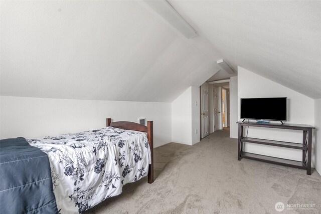 139 N Star Dr, Chehalis, WA 98532 - bedroom with carpet floors and lofted ceiling