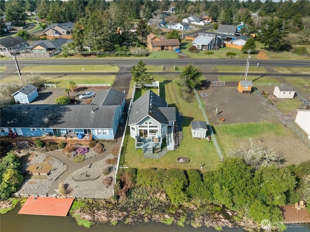 bird's eye view featuring a residential view