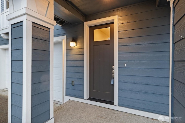 view of entrance to property
