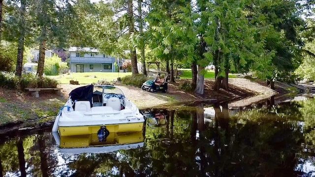 view of dock