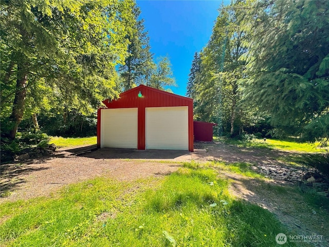 13811 Thompson Rd Unit 11, Cinebar, WA 98533 - view of detached garage