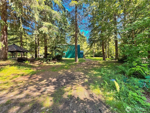 13811 Thompson Rd Unit 11, Cinebar, WA 98533 - view of yard with a gazebo