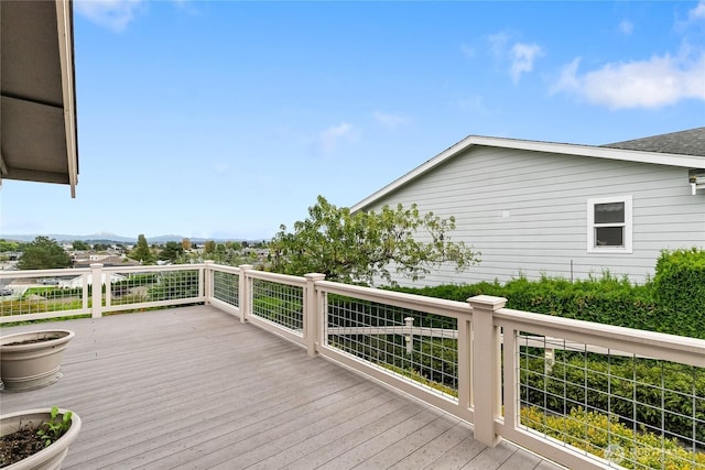 8196 Comox Rd, Blaine, WA 98230 - deck with a mountain view