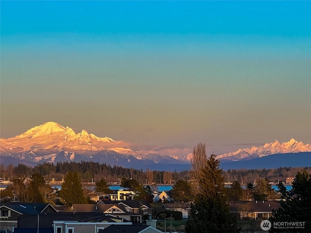 8196 Comox Rd, Blaine, WA 98230 - mountain view featuring nearby suburban area