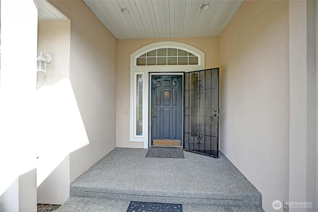 1433 Crestview Dr, Camano Island, WA 98282 - property entrance with stucco siding