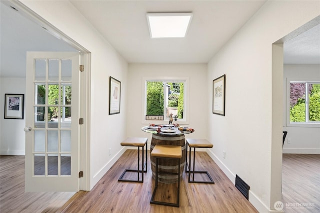 817 SW 158th St, Burien, WA 98166 - dining space featuring wood finished floors and baseboards