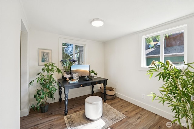 817 SW 158th St, Burien, WA 98166 - home office with wood finished floors and baseboards