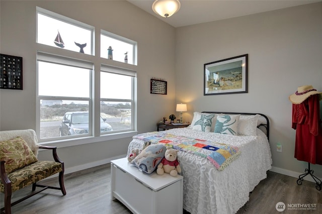 1436 Sand Pebble Ave SW, Ocean Shores, WA 98569 - bedroom with baseboards and wood finished floors
