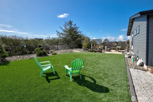 1436 Sand Pebble Ave SW, Ocean Shores, WA 98569 - view of yard featuring a patio and a fenced backyard