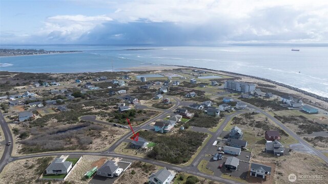 1436 Sand Pebble Ave SW, Ocean Shores, WA 98569 - bird's eye view with a water view