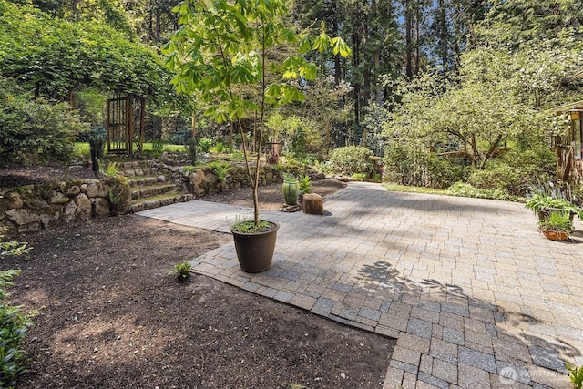 view of patio