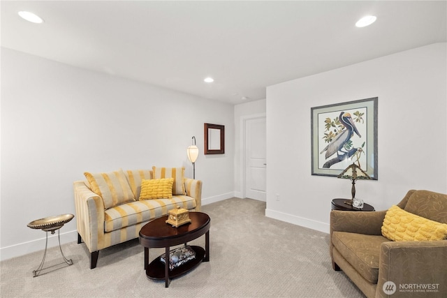 22867 SE Cherry St, Black Diamond, WA 98010 - living area with carpet flooring, recessed lighting, and baseboards