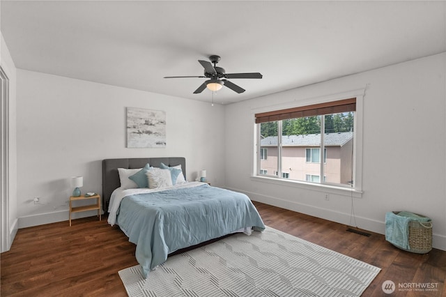 1625 185th Street Ct E, Spanaway, WA 98387 - bedroom with wood finished floors and ceiling fan