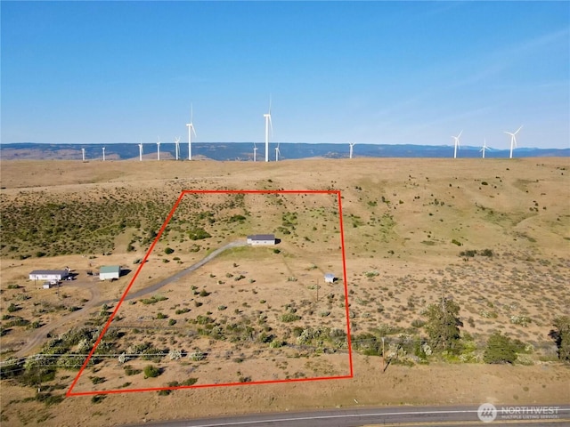 16283 Hwy 97, Ellensburg, WA 98926 - view of rural area with property boundaries highlighted and a nearby body of water