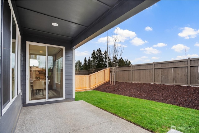 1133 68th Ave SE, Tumwater, WA 98501 - view of yard with a patio and a fenced backyard