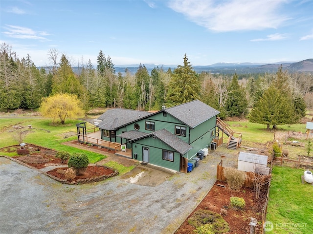 21401 161st Ave E, Graham, WA 98338 - aerial view featuring a forest view