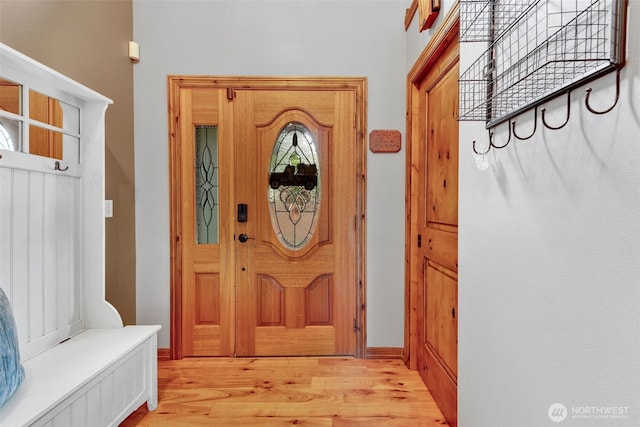 21401 161st Ave E, Graham, WA 98338 - entryway with light wood-type flooring