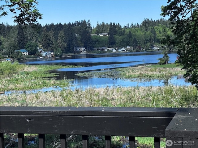 10231 Kiwa Dr SE, Olympia, WA 98513 - property view of water featuring a forest view