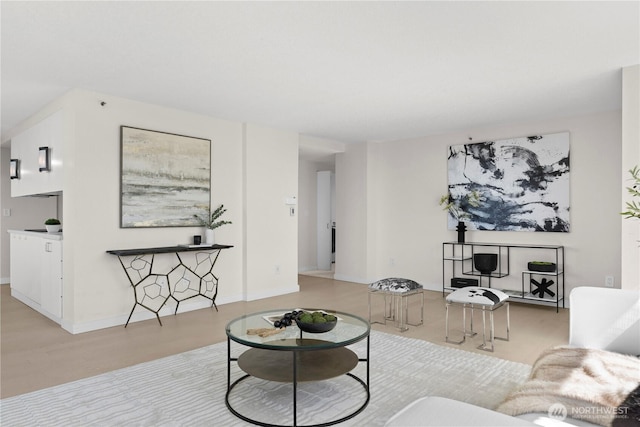 living room featuring wood finished floors