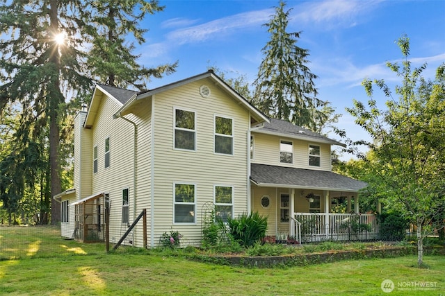 30427AVE SE 204th, Kent, WA 98042 - view of front facade featuring covered porch and a front lawn