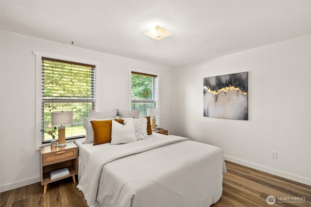 30427AVE SE 204th, Kent, WA 98042 - bedroom with baseboards and wood finished floors