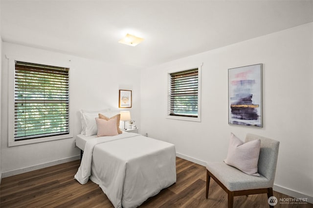 30427AVE SE 204th, Kent, WA 98042 - bedroom featuring multiple windows and dark wood-style floors