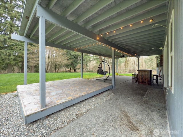 view of patio / terrace with outdoor dining area
