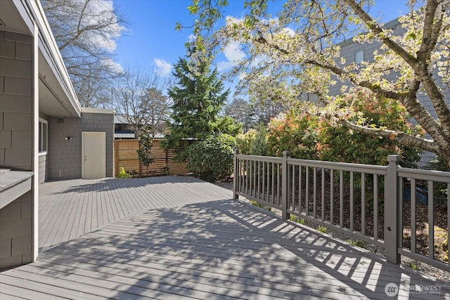 1825 112th Ave NE, Bellevue, WA 98004 - view of wooden deck