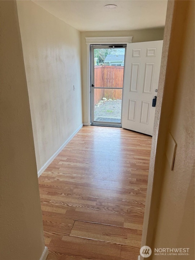 604 27th Ave SE, Puyallup, WA 98374 - hall featuring baseboards and wood finished floors