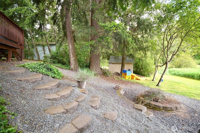 21901 N Clearlake Blvd SE, Yelm, WA 98597 - view of yard with a water view