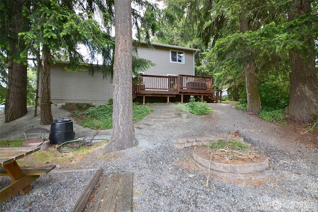 21901 N Clearlake Blvd SE, Yelm, WA 98597 - back of property featuring a deck