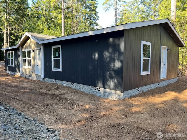 441 E Catfish Lake Rd, Shelton, WA 98584 - view of property exterior featuring crawl space