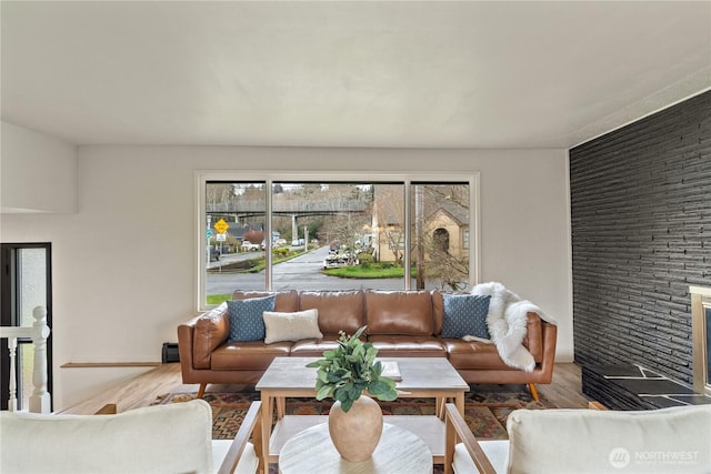 1309 W 5th St, Aberdeen, WA 98520 - living room featuring wood finished floors
