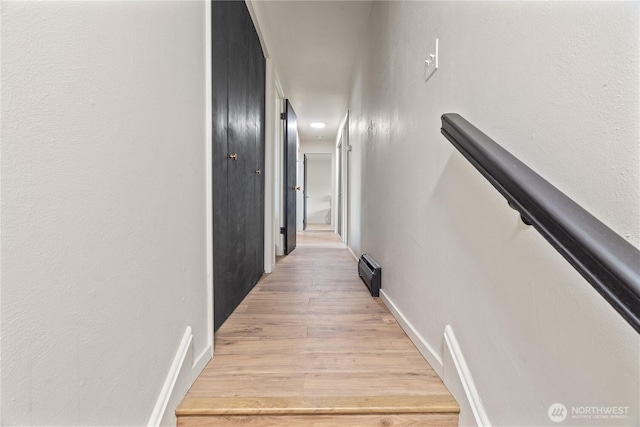 1309 W 5th St, Aberdeen, WA 98520 - corridor featuring baseboards and light wood finished floors