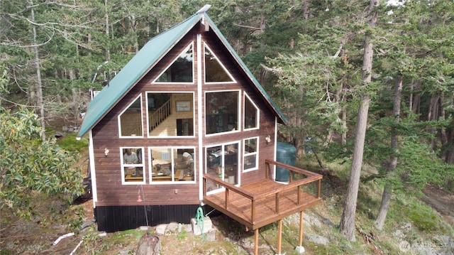 863 Chinook Way, Anacortes, WA 98221 - view of outdoor structure featuring a forest view