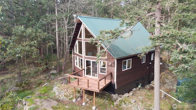 863 Chinook Way, Anacortes, WA 98221 - exterior space featuring a forest view