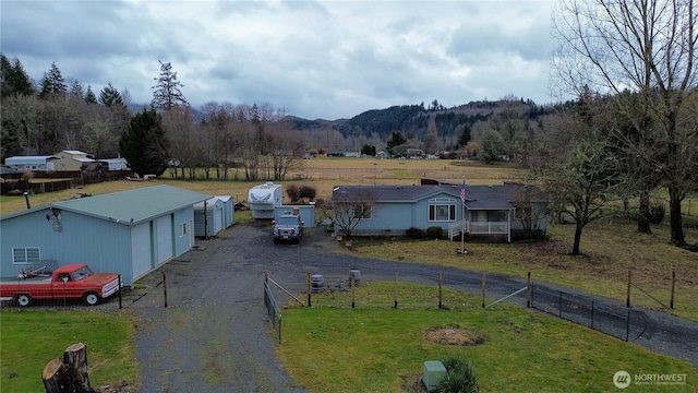 136 Mule Dr, Glenoma, WA 98336 - bird's eye view featuring a rural view and a mountain view