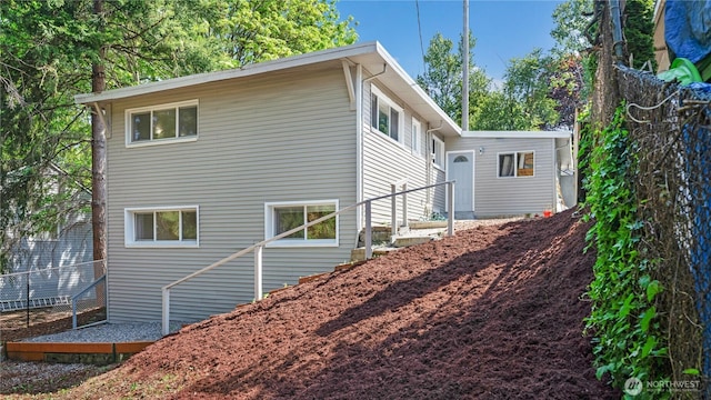 view of side of home