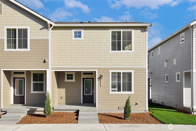 multi unit property with a porch