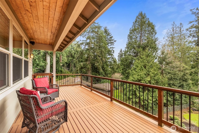 view of deck