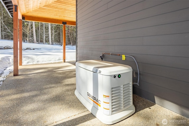 details featuring a power unit