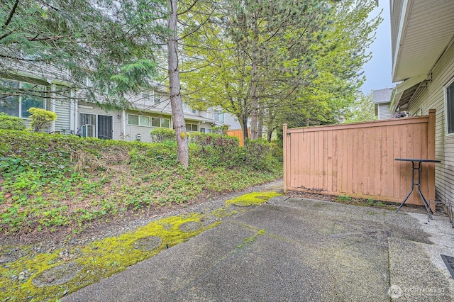 view of patio / terrace with fence