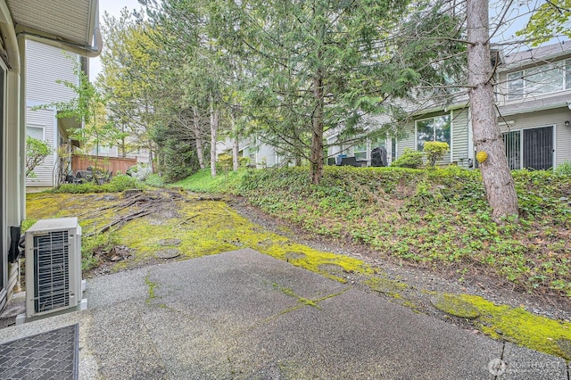 view of yard with a patio