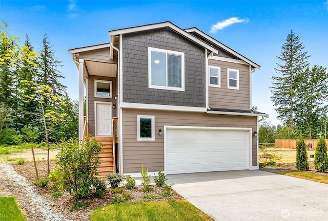 1512 Alder Ln, Gold Bar, WA 98251 - view of front of house featuring concrete driveway and an attached garage