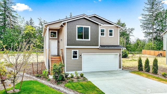 1512 Alder Ln, Gold Bar, WA 98251 - view of front facade featuring a garage and driveway