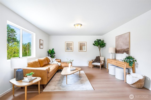 1512 Alder Ln, Gold Bar, WA 98251 - living room featuring light wood finished floors and baseboards