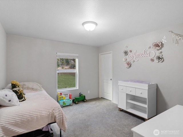 bedroom with carpet flooring
