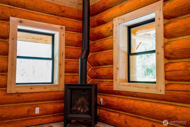 315 Skate Creek Rd N, Ashford, WA 98304 - detailed view of a wood stove