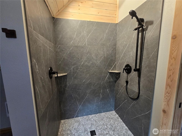 315 Skate Creek Rd N, Ashford, WA 98304 - bathroom featuring a tile shower