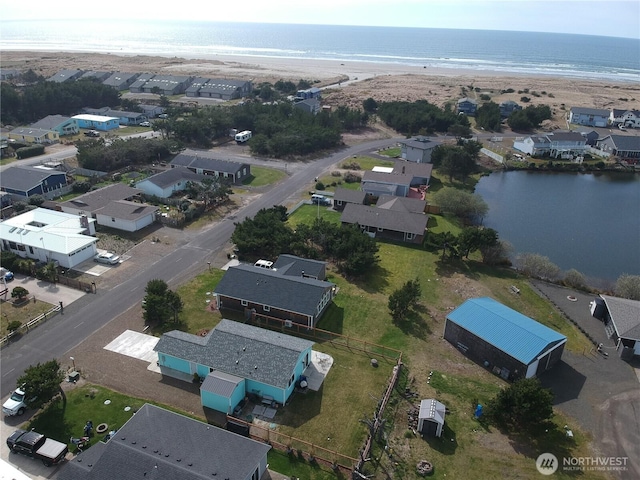 801 340th Pl, Ocean Park, WA 98640 - bird's eye view with a residential view and a water view